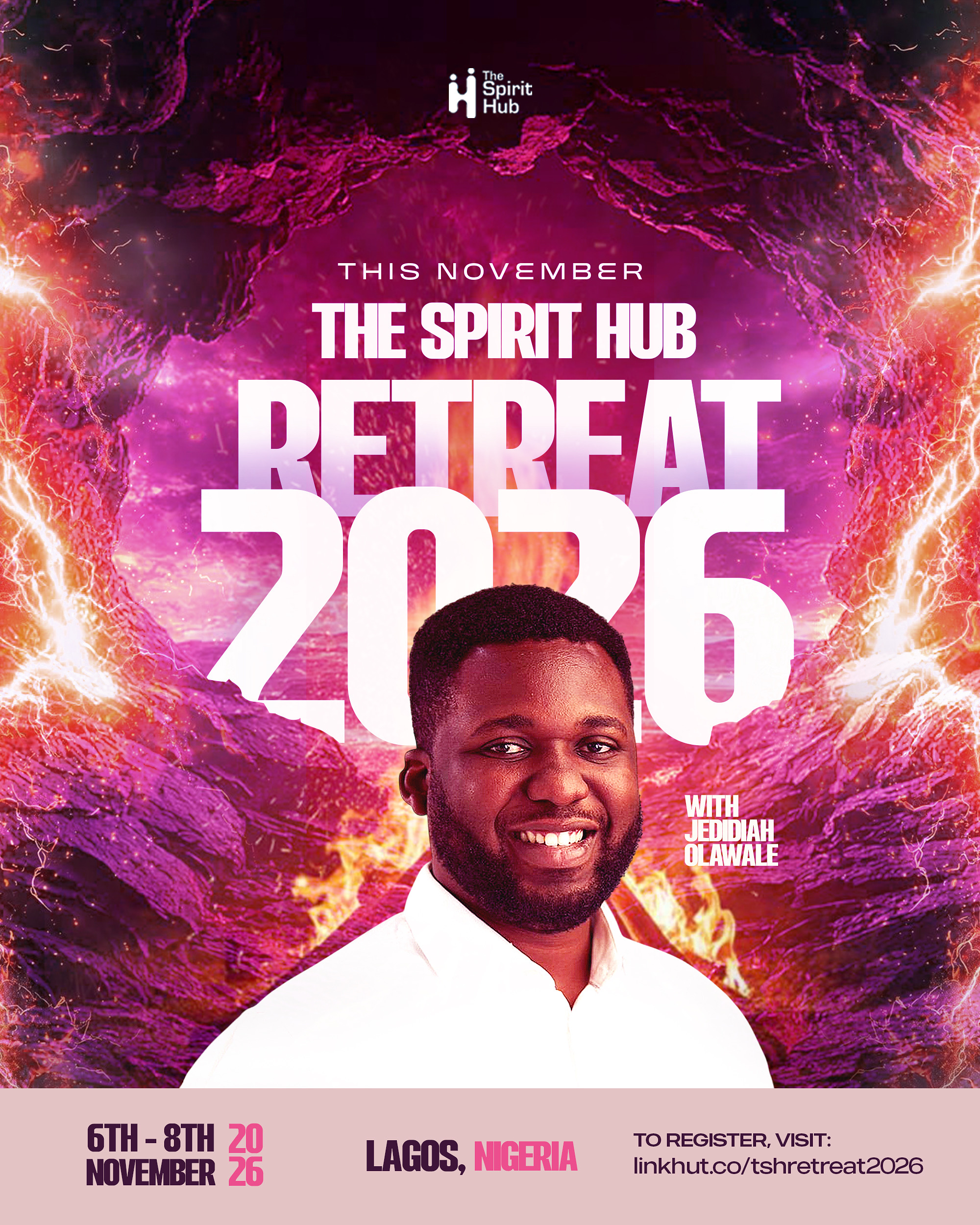 The Spirit Hub Retreat 2026 flyer